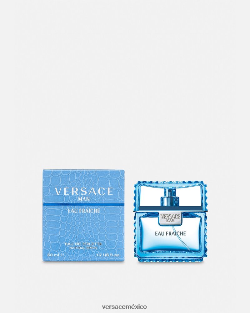 Versace agua fresca edt 50 ml azul accesorios hombres 84626J1725