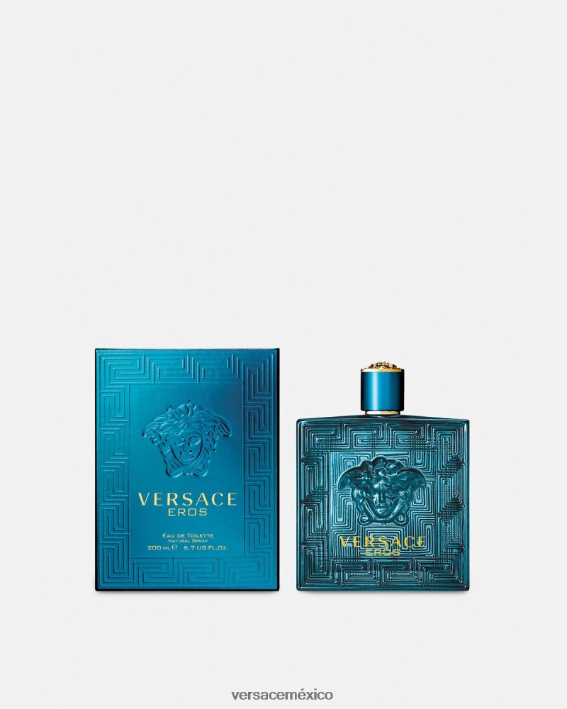 Versace eros edt 200ml azul accesorios hombres 84626J1719