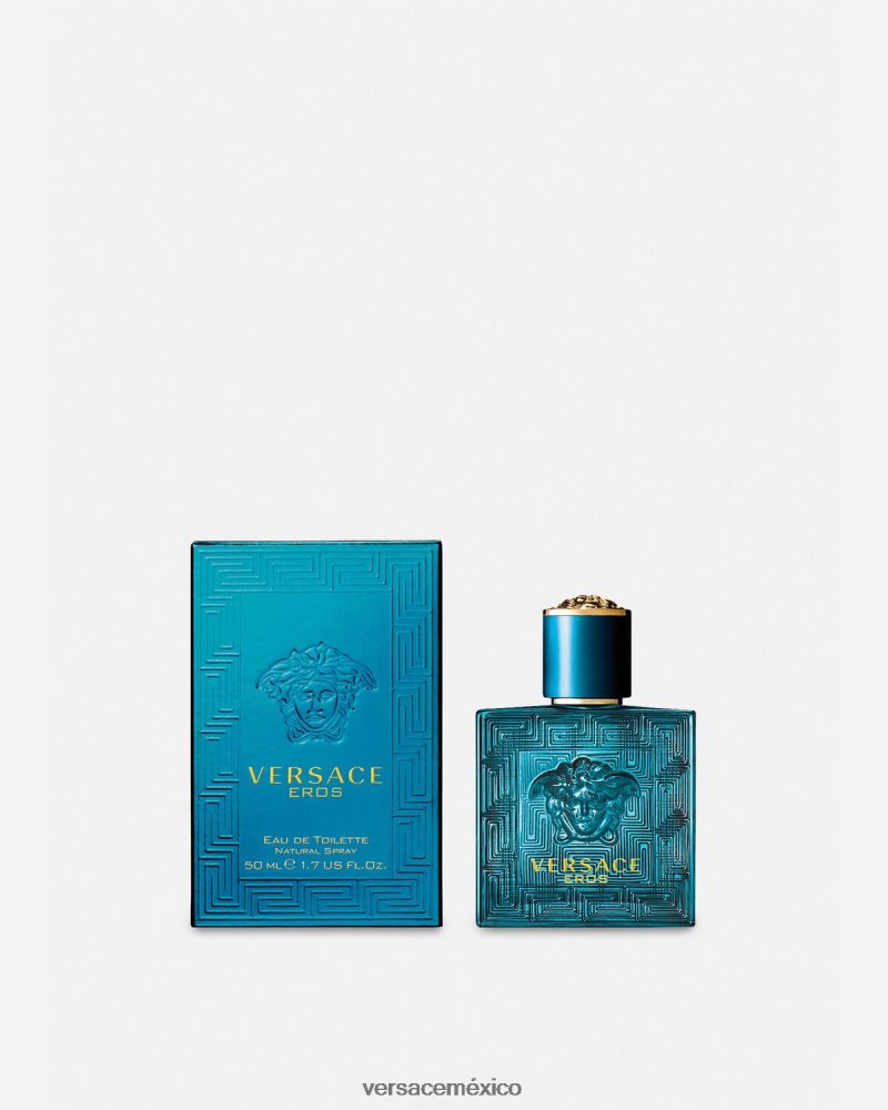 Versace eros edt 50ml azul accesorios hombres 84626J1717