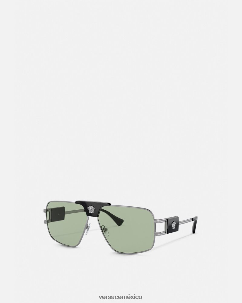 Versace gafas de sol cuadradas para proyectos especiales onul accesorios hombres 84626J1675