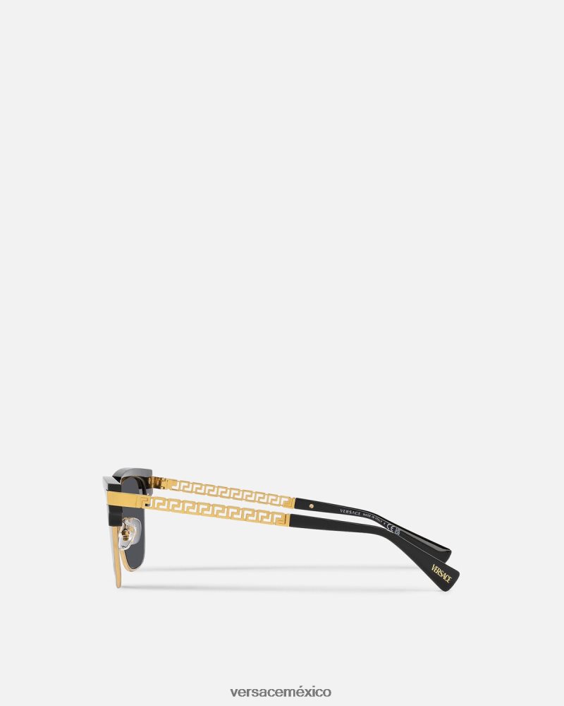 Versace gafas de sol greca negro accesorios hombres 84626J1680