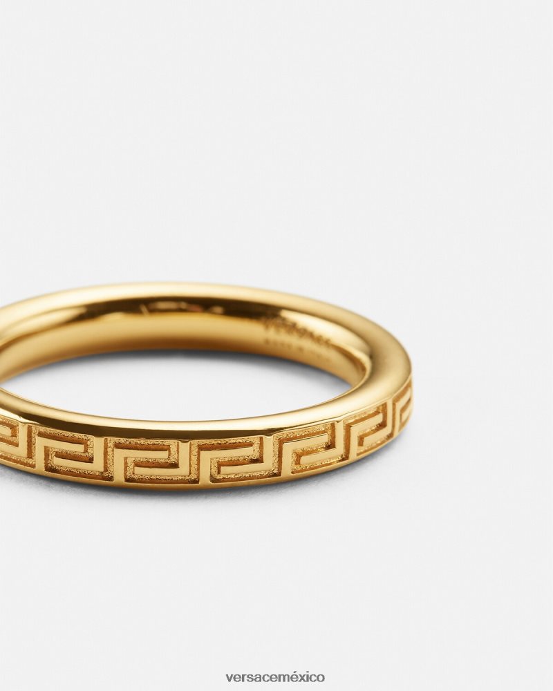 Versace llavero griego grabado oro accesorios hombres 84626J1686