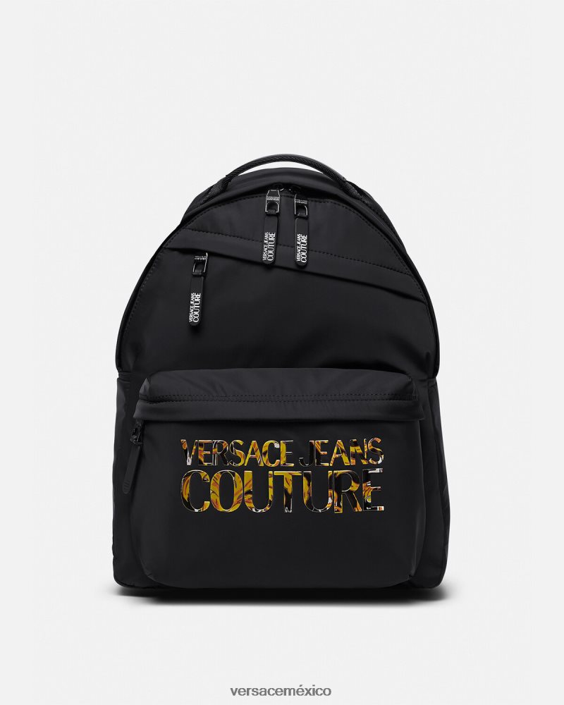 Versace mochila de alta costura con logo multicolor accesorios hombres 84626J2491