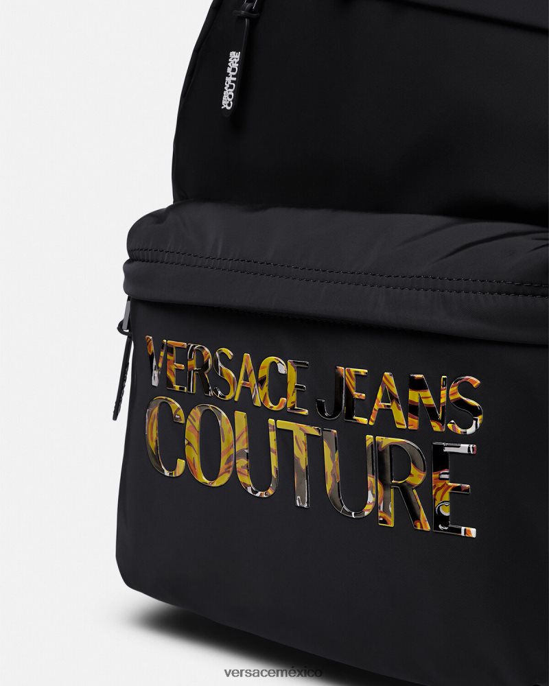 Versace mochila de alta costura con logo multicolor accesorios hombres 84626J2491