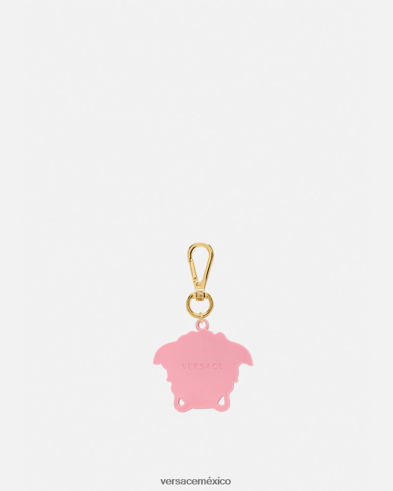 Versace llavero la medusa rosa accesorios hombres 84626J1659