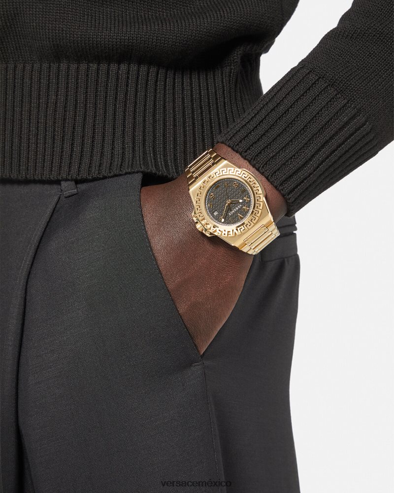 Versace reloj de reacción de greca pnul accesorios hombres 84626J1712