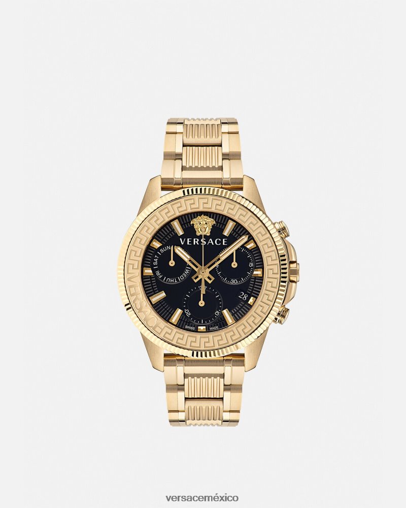 Versace reloj greca action crono pnul accesorios hombres 84626J1709