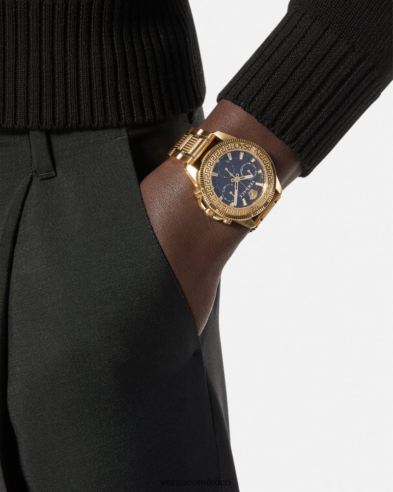 Versace reloj greca action crono pnul accesorios hombres 84626J1709