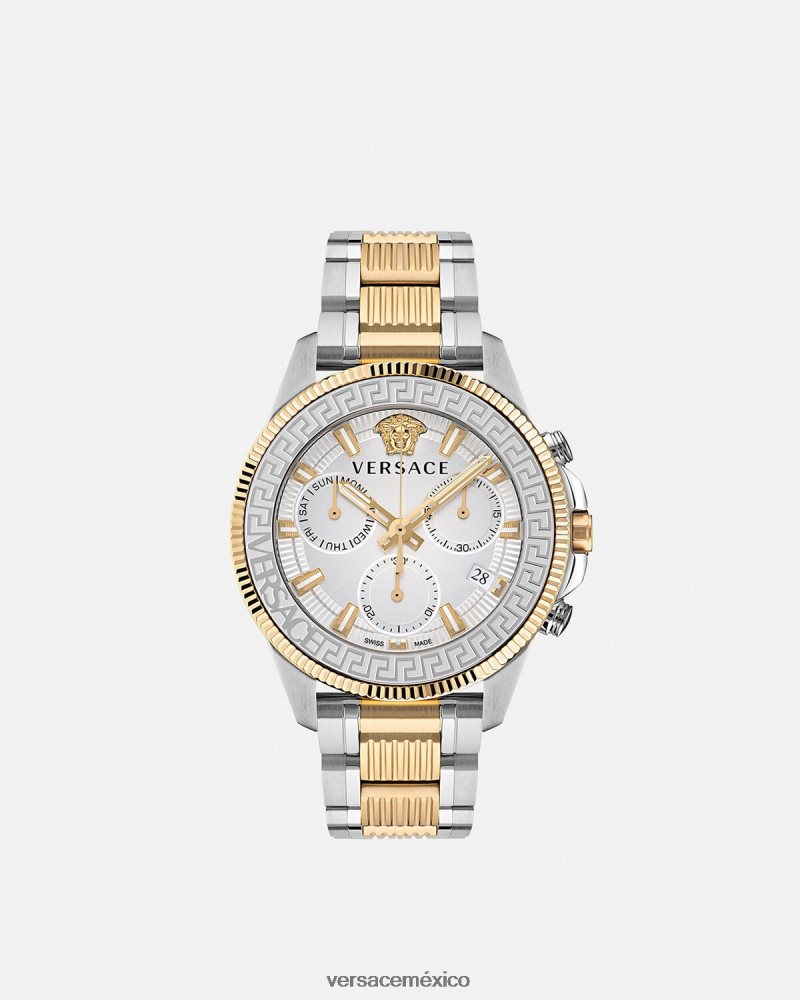 Versace reloj greca action crono pnul accesorios hombres 84626J1710