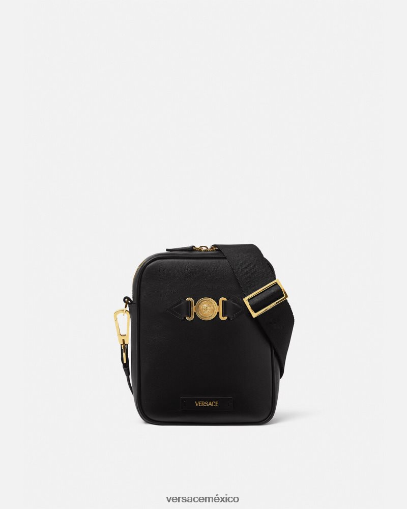 Versace bandolera con medusa biggie negro bolsas hombres 84626J1469