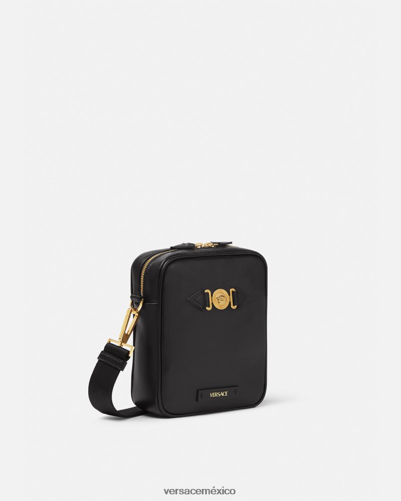 Versace bandolera con medusa biggie negro bolsas hombres 84626J1469