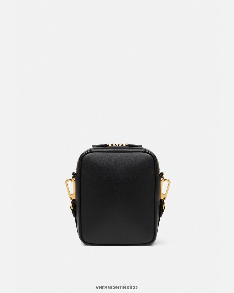 Versace bandolera con medusa biggie negro bolsas hombres 84626J1469