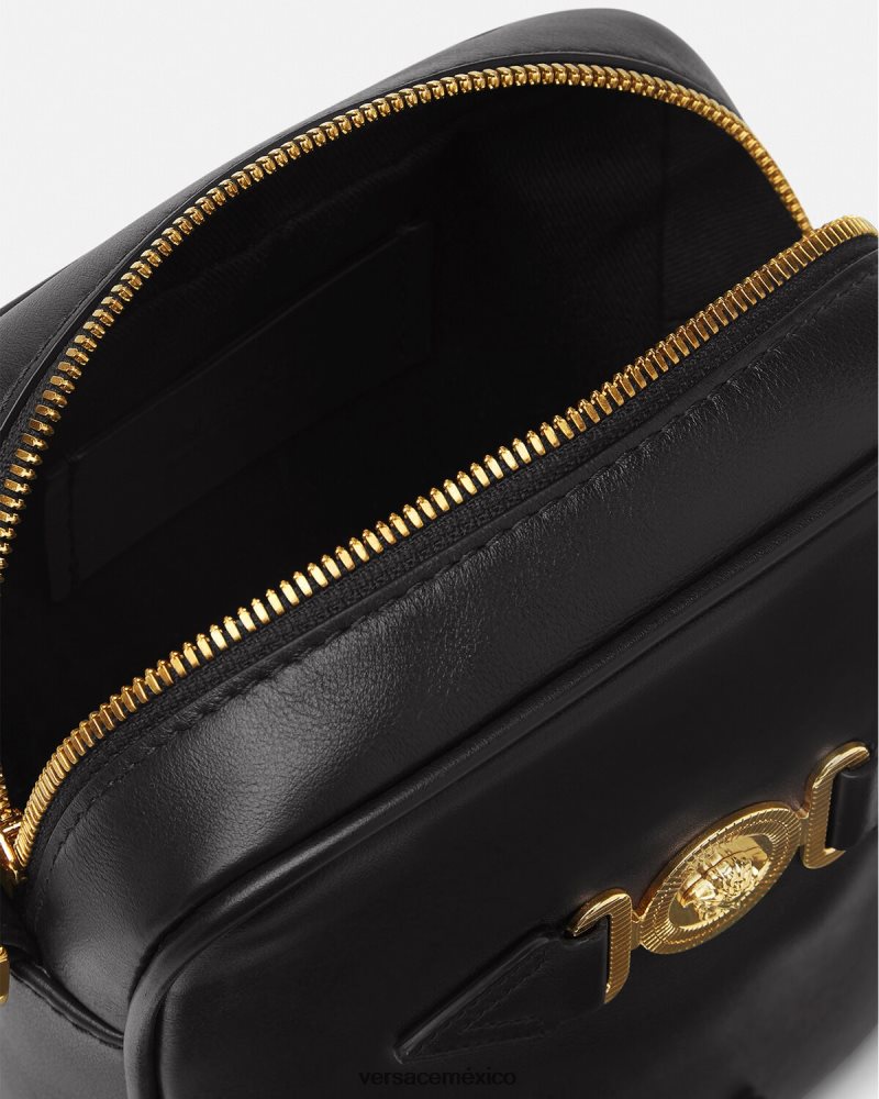 Versace bandolera con medusa biggie negro bolsas hombres 84626J1469