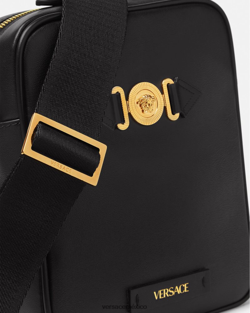 Versace bandolera con medusa biggie negro bolsas hombres 84626J1469