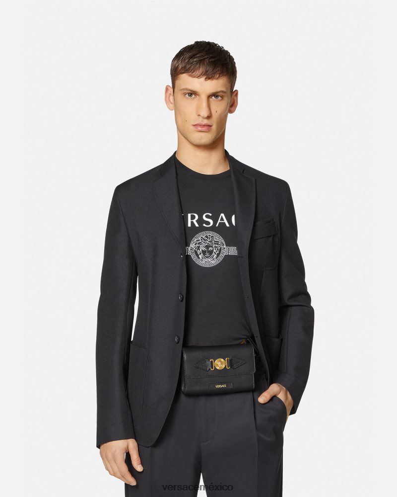Versace riñonera con Medusa Biggie negro bolsas hombres 84626J1470