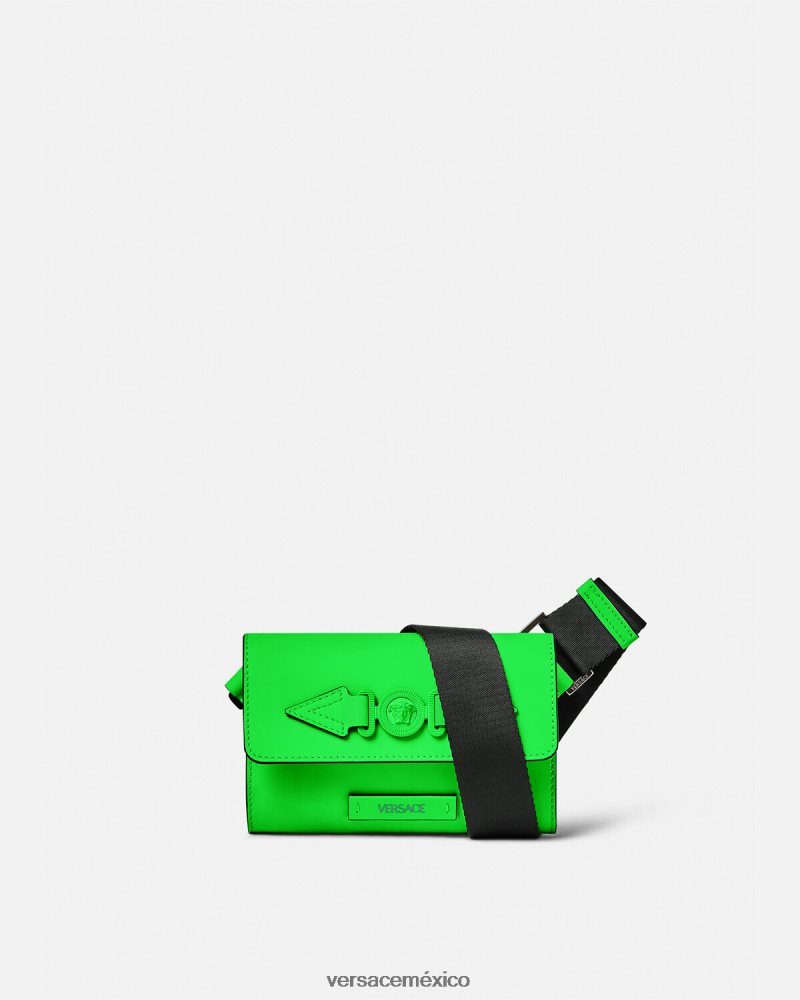 Versace riñonera con Medusa Biggie verde bolsas hombres 84626J1473