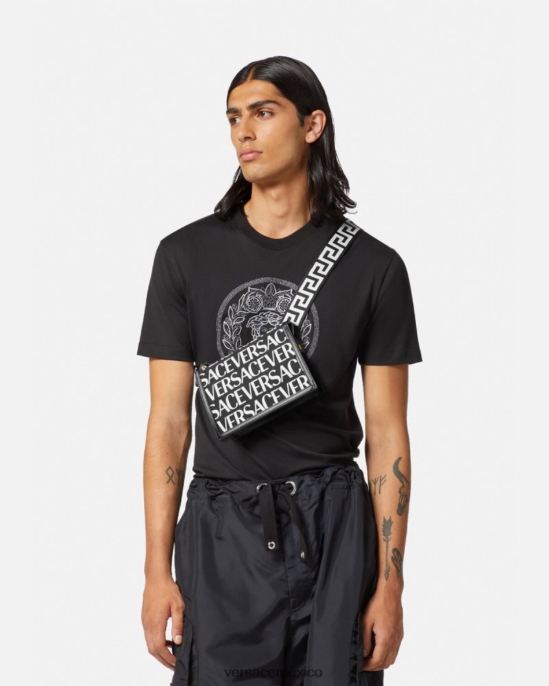 Versace riñonera integral imprimir bolsas hombres 84626J1501