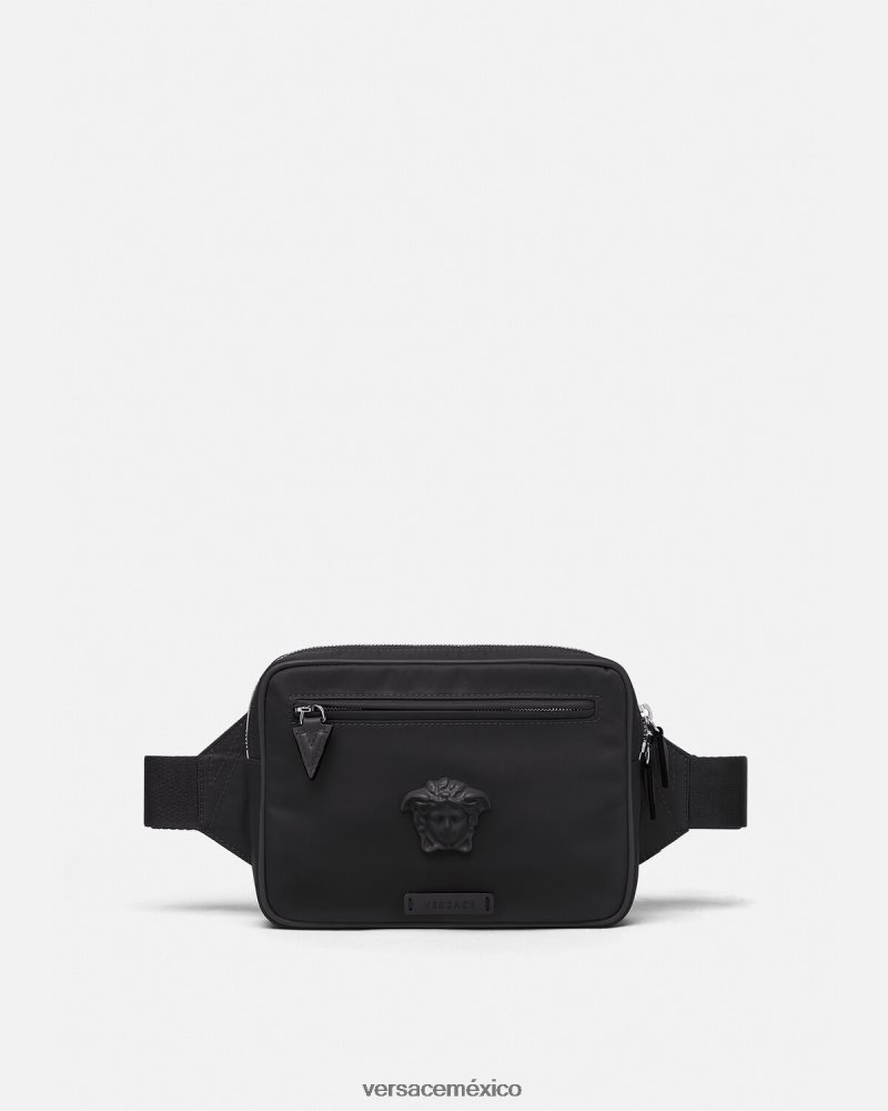 Versace riñonera la medusa negro bolsas hombres 84626J1492