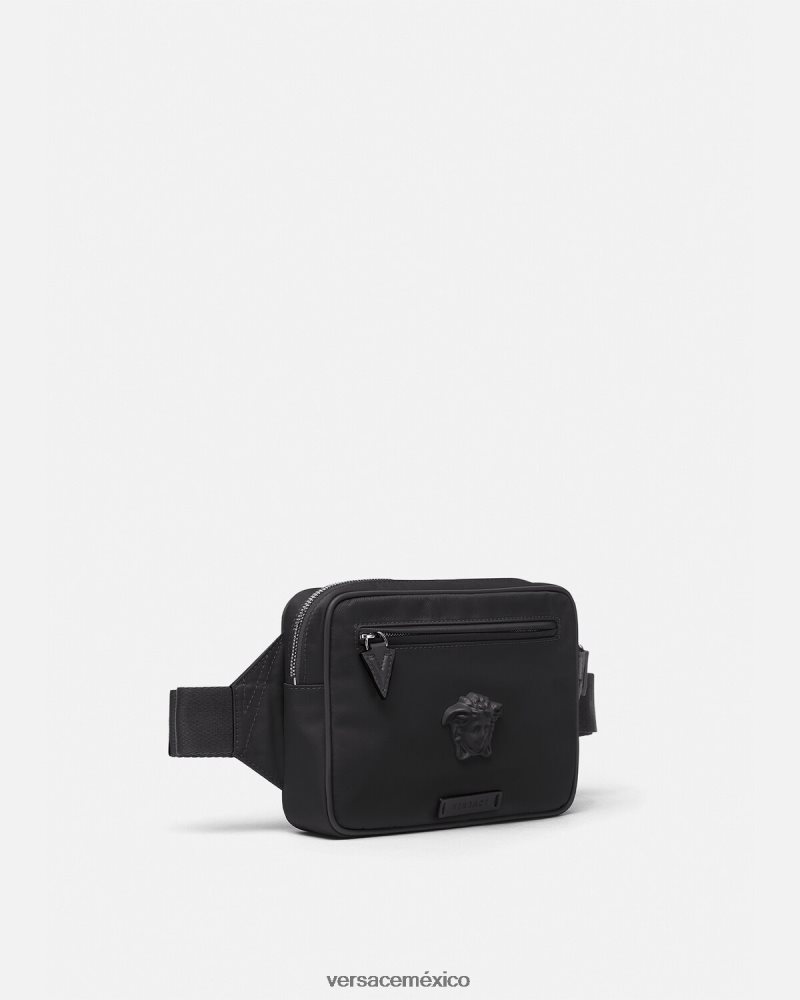 Versace riñonera la medusa negro bolsas hombres 84626J1492