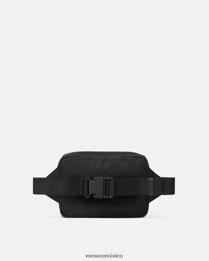 Versace riñonera la medusa negro bolsas hombres 84626J1492