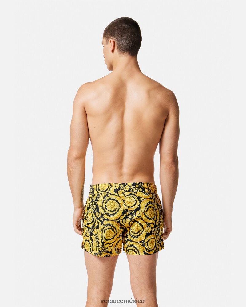 Versace shorts de baño barrocos imprimir ropa interior y ropa de playa hombres 84626J1804