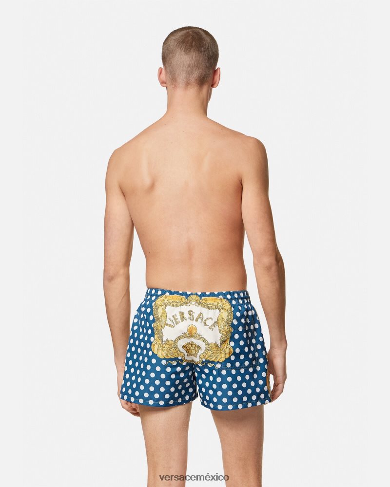 Versace shorts de baño integrales imprimir ropa interior y ropa de playa hombres 84626J1792