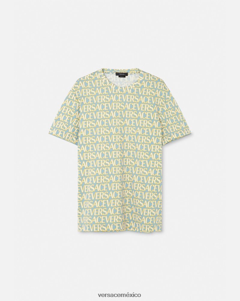 Versace camiseta por toda la prenda imprimir ropa hombres 84626J1354
