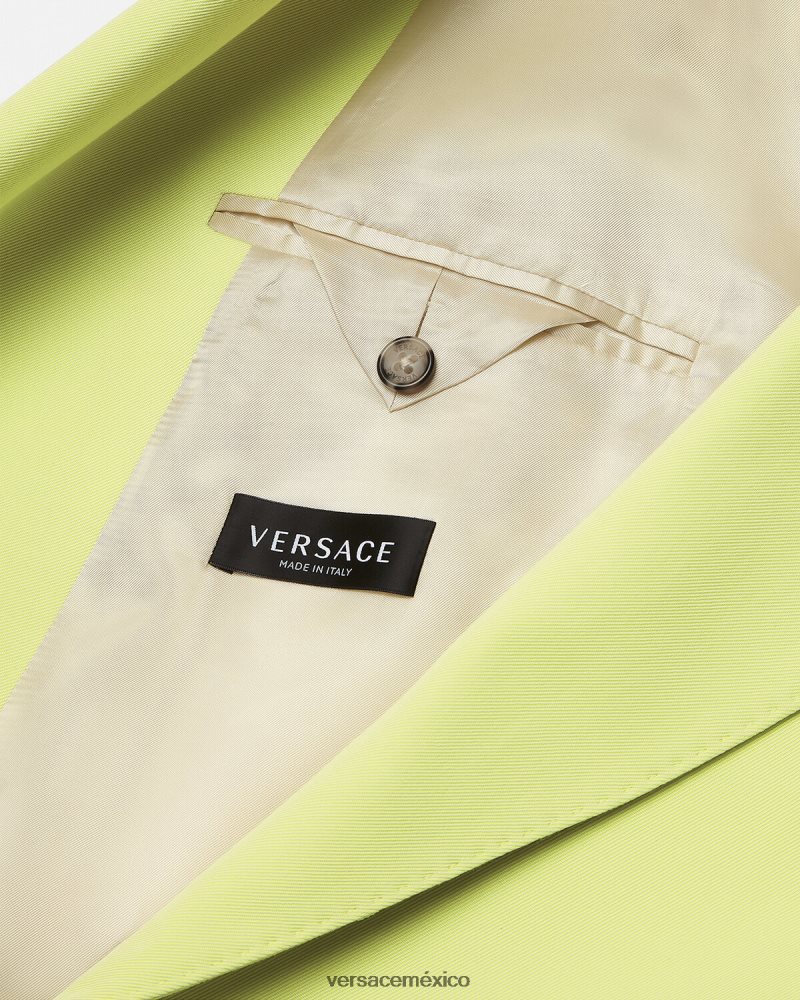 Versace abrigo cruzado cal ropa hombres 84626J1233