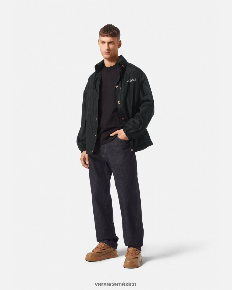 Versace chaqueta de medusa negro ropa hombres 84626J1249