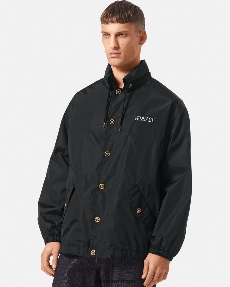 Versace chaqueta de medusa negro ropa hombres 84626J1249
