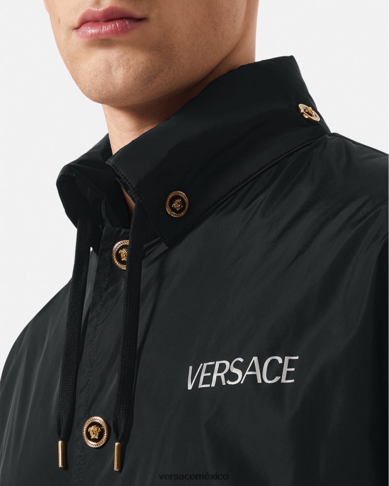 Versace chaqueta de medusa negro ropa hombres 84626J1249