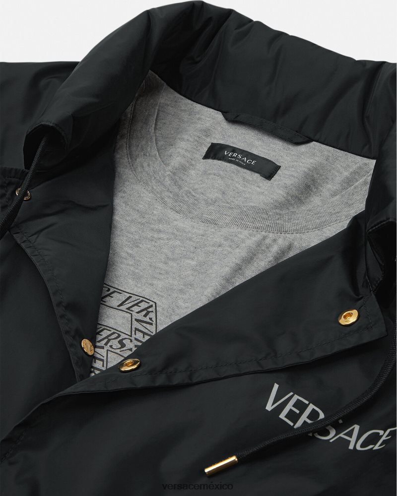 Versace chaqueta de medusa negro ropa hombres 84626J1249