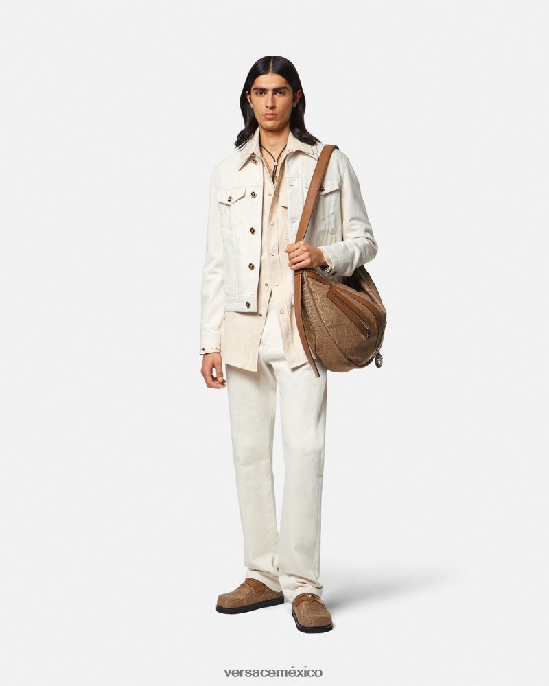 Versace jeans con medusa biggie blanco ropa hombres 84626J1444