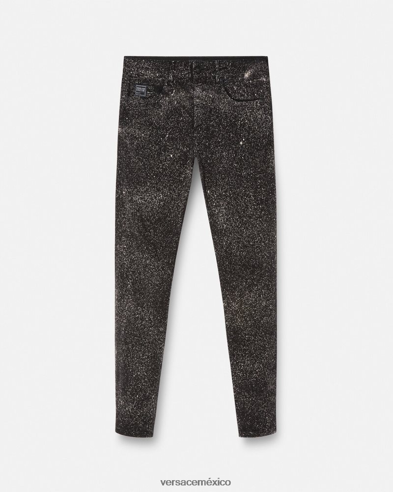 Versace jeans interestelares Júpiter negro ropa hombres 84626J2384