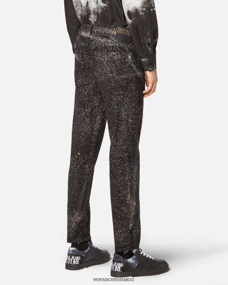 Versace jeans interestelares Júpiter negro ropa hombres 84626J2384