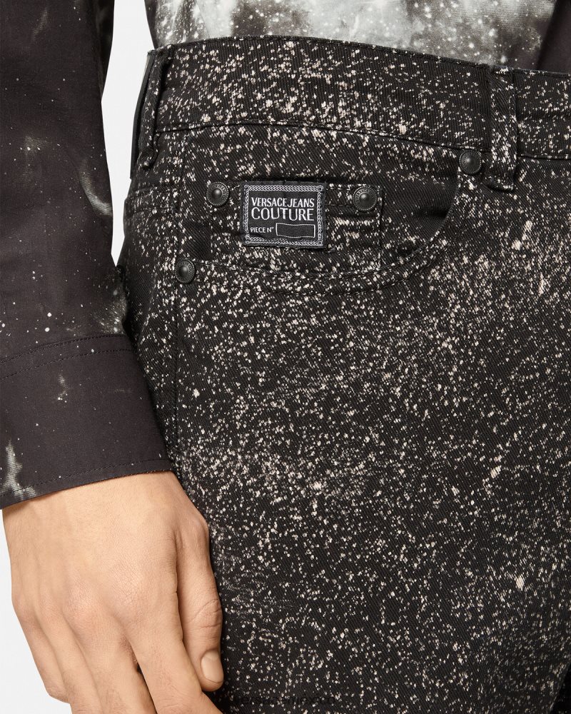 Versace jeans interestelares Júpiter negro ropa hombres 84626J2384