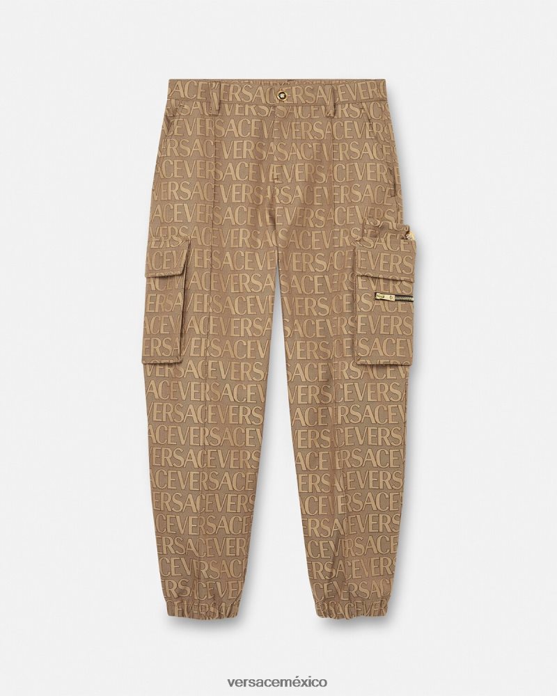 Versace pantalones cargo integrales imprimir ropa hombres 84626J1437