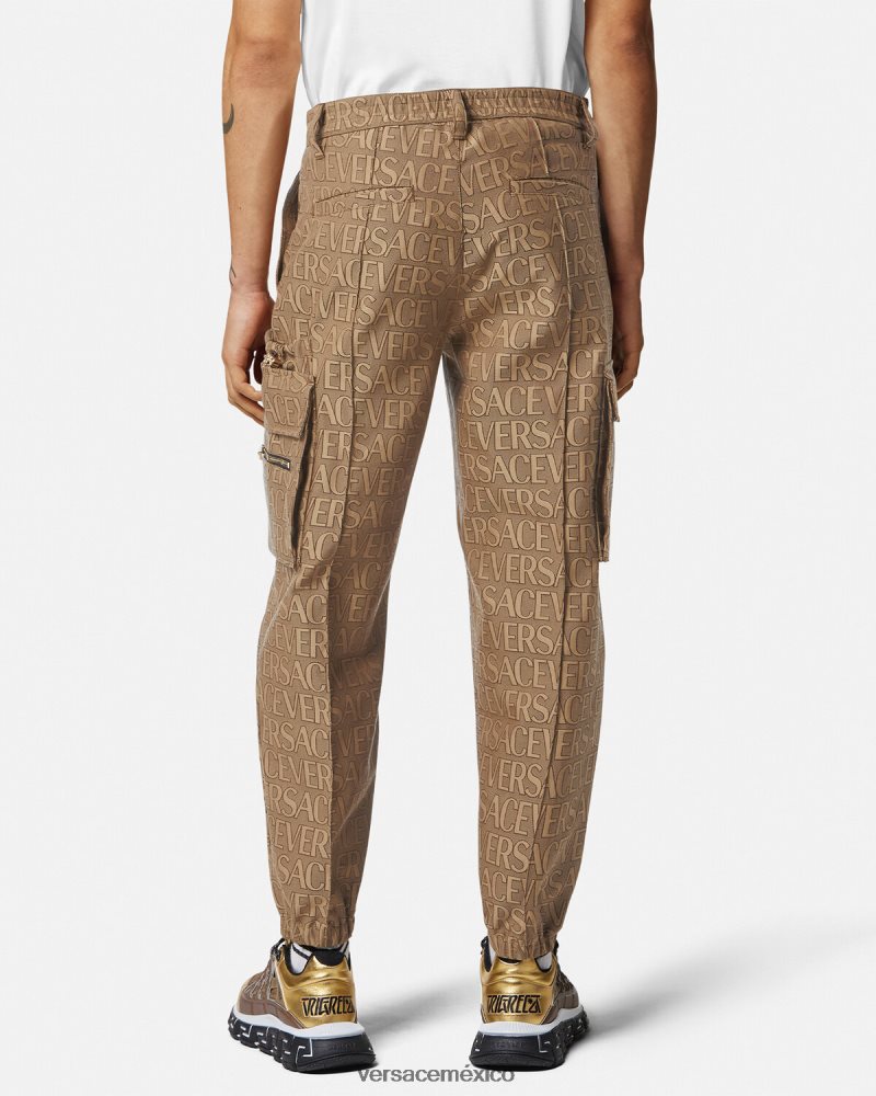 Versace pantalones cargo integrales imprimir ropa hombres 84626J1437