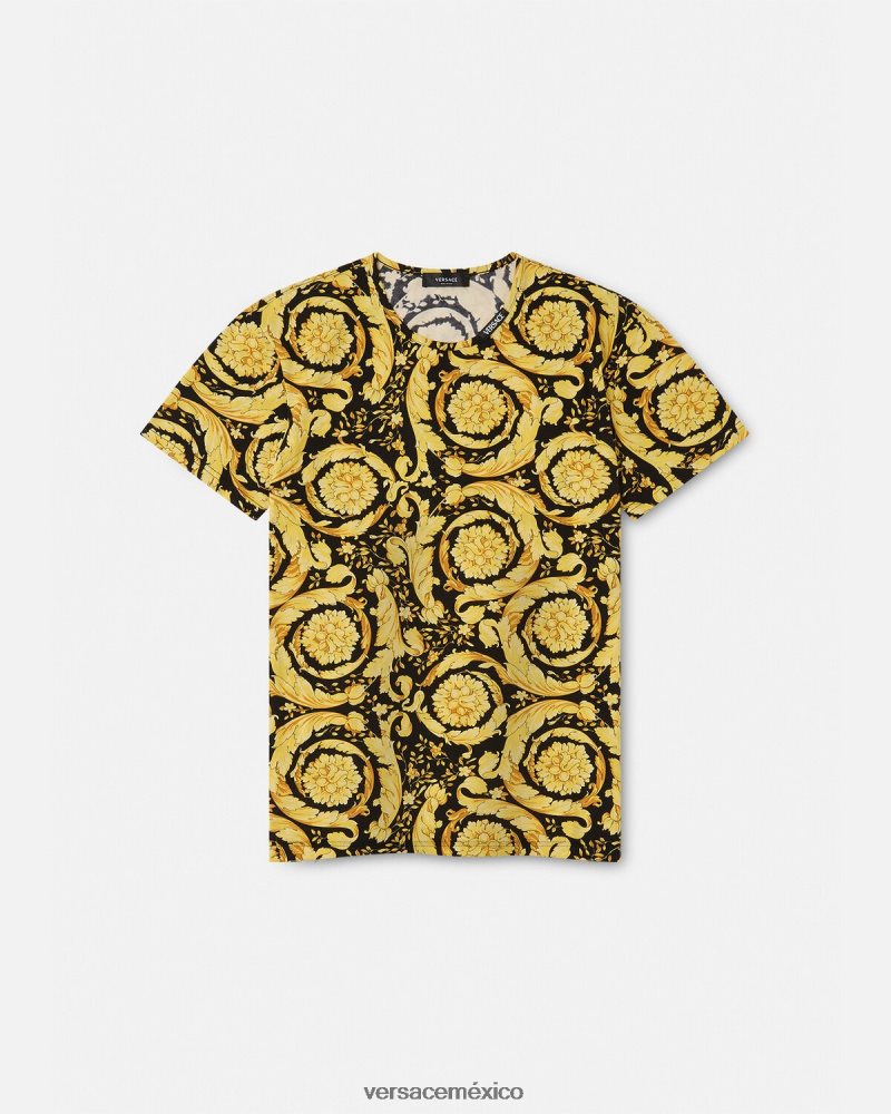 Versace camiseta barroca imprimir ropa interior y ropa de playa hombres 84626J1731