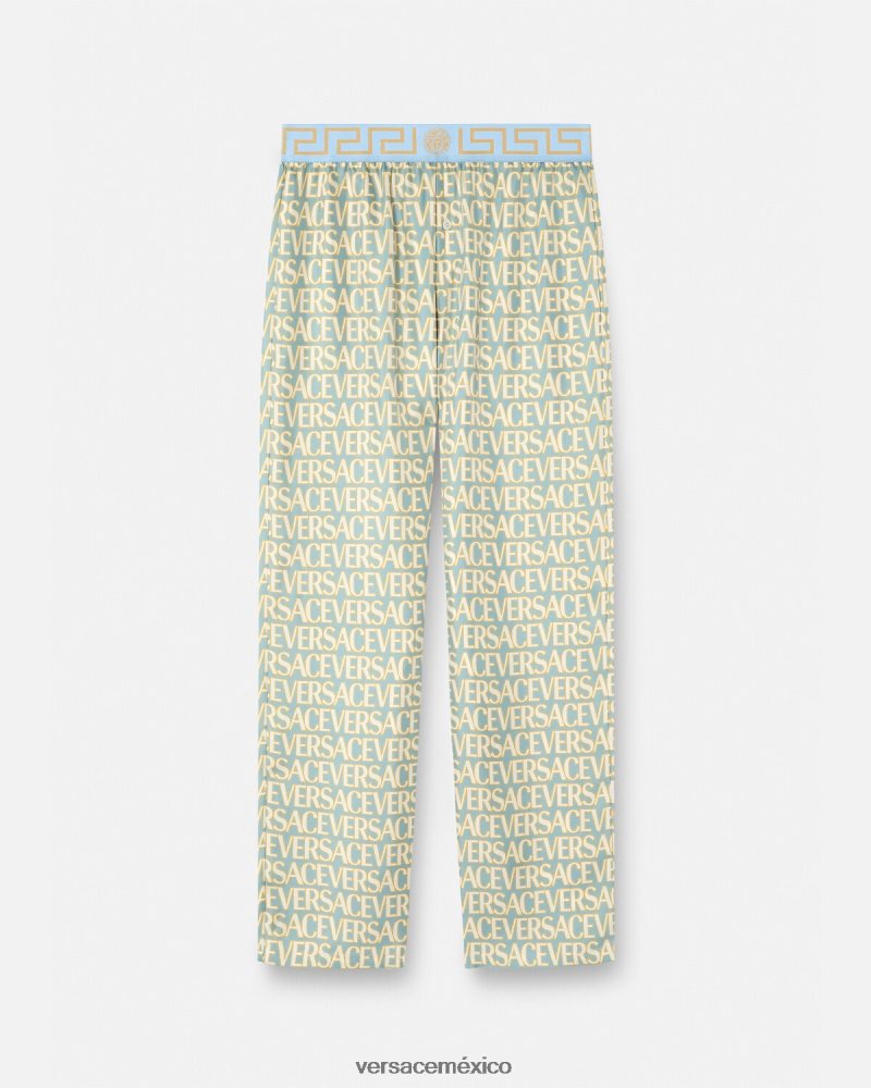 Versace pantalones de pijama por toda la prenda imprimir ropa interior y ropa de playa hombres 84626J1730