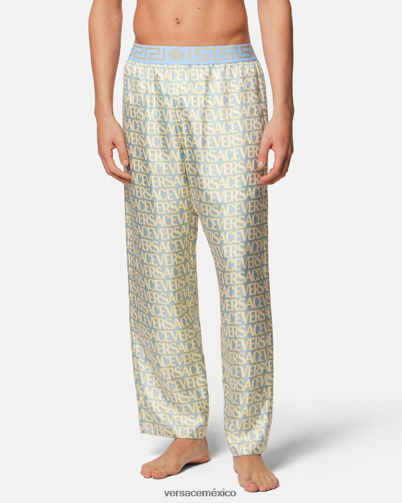 Versace pantalones de pijama por toda la prenda imprimir ropa interior y ropa de playa hombres 84626J1730
