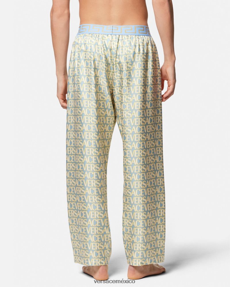 Versace pantalones de pijama por toda la prenda imprimir ropa interior y ropa de playa hombres 84626J1730