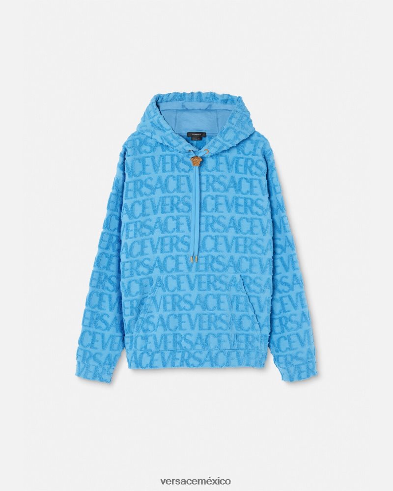 Versace sudadera con capucha y toalla un color ropa hombres 84626J1412