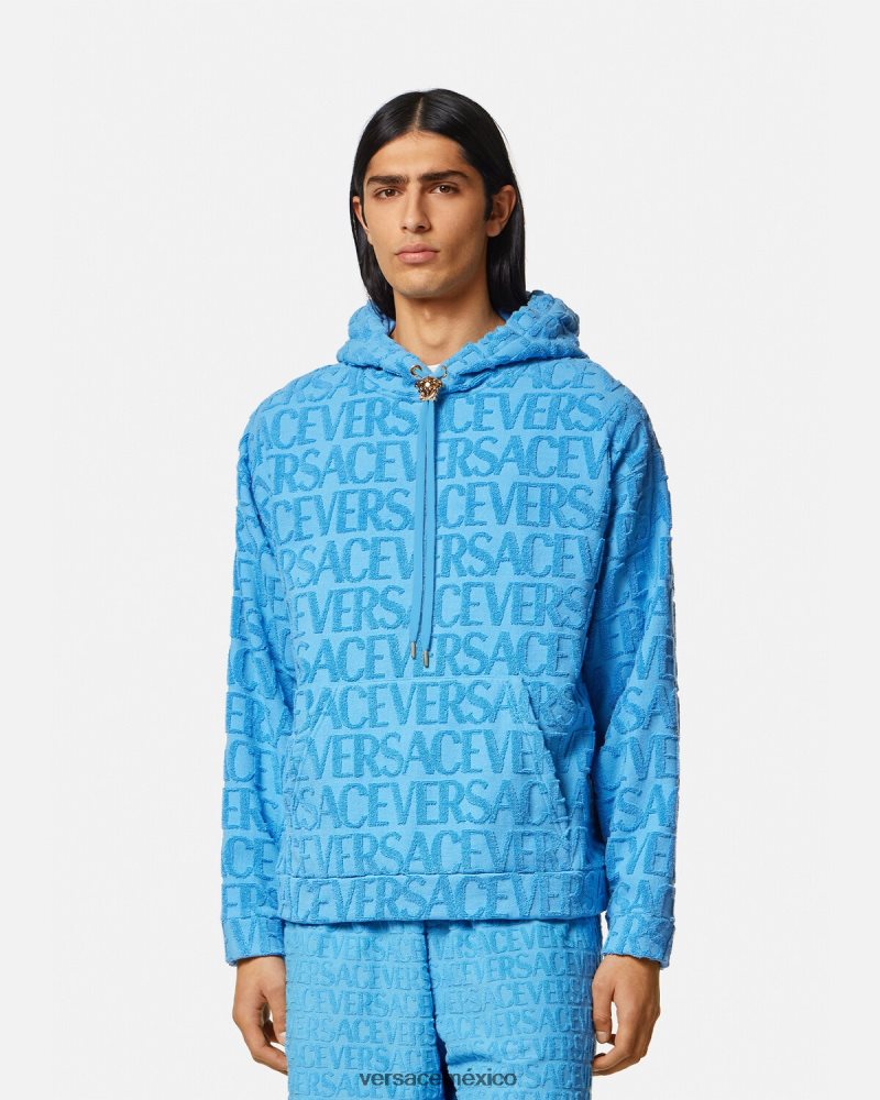 Versace sudadera con capucha y toalla un color ropa hombres 84626J1412