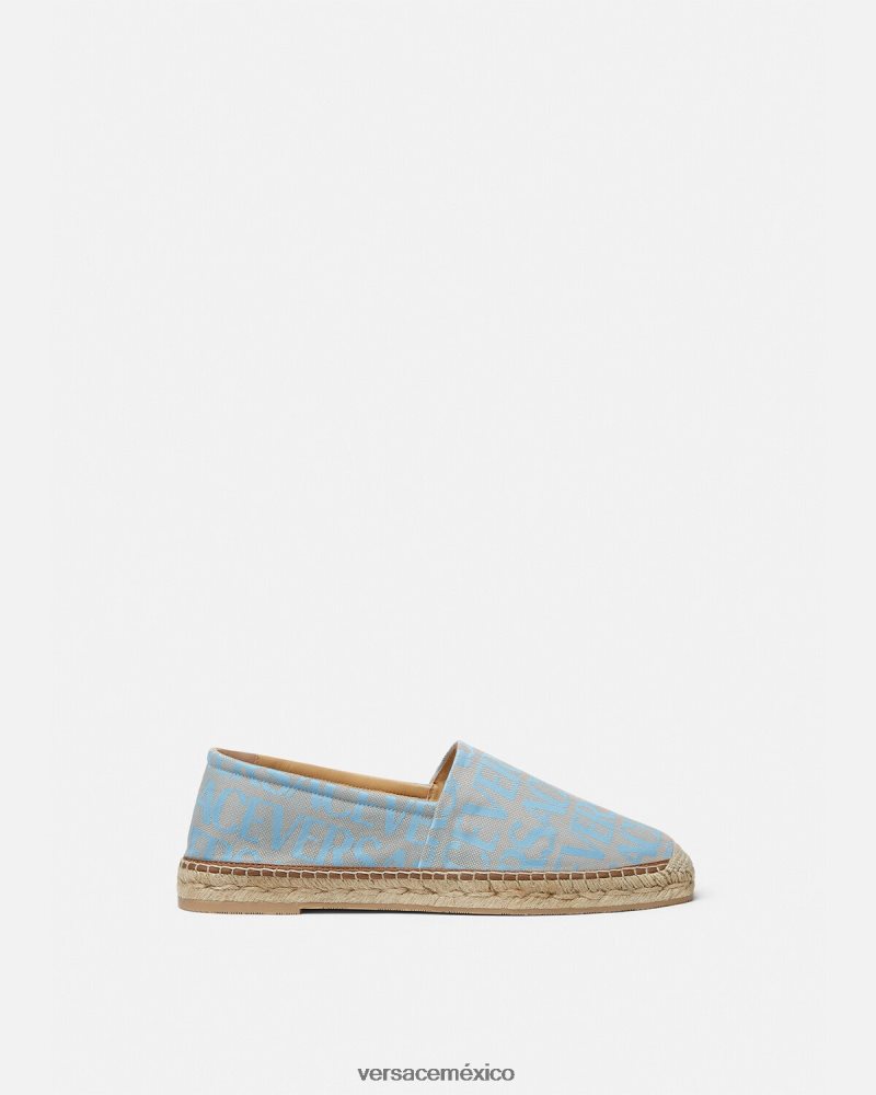 Versace alpargatas integrales imprimir zapato hombres 84626J1564