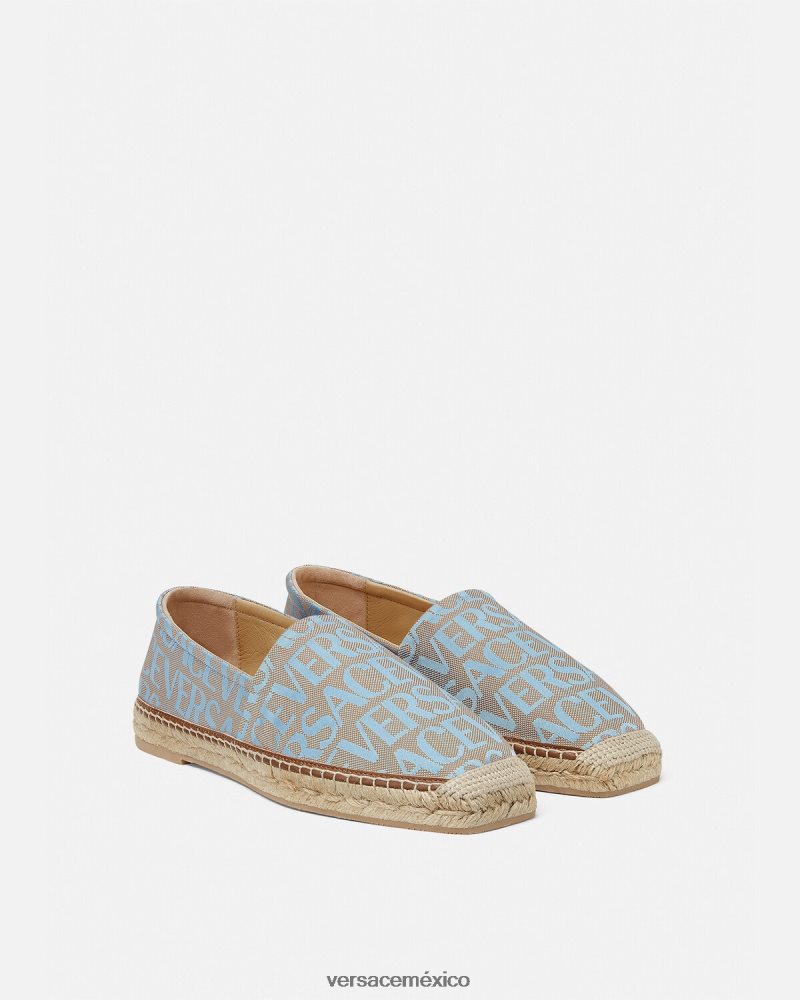 Versace alpargatas integrales imprimir zapato hombres 84626J1564