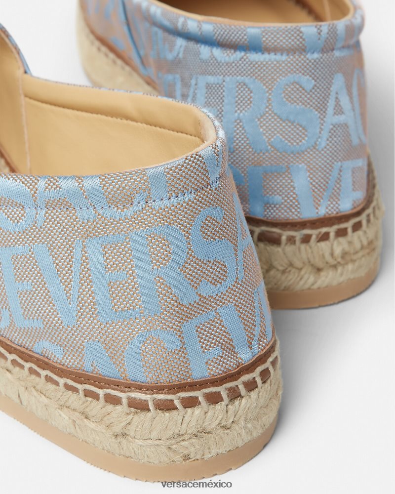 Versace alpargatas integrales imprimir zapato hombres 84626J1564