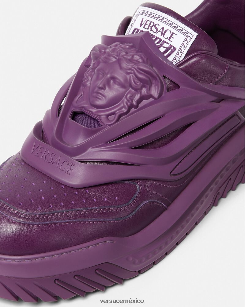Versace zapatillas odissea Violeta zapato hombres 84626J1525