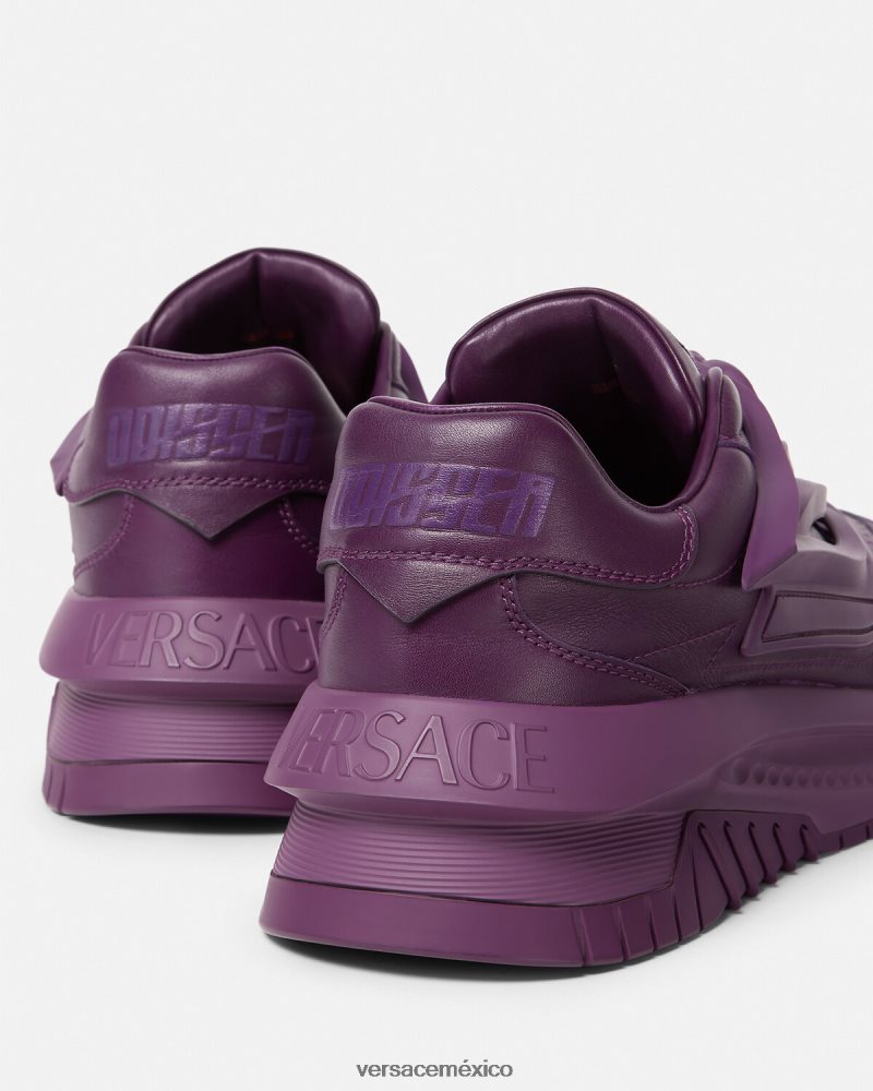 Versace zapatillas odissea Violeta zapato hombres 84626J1525