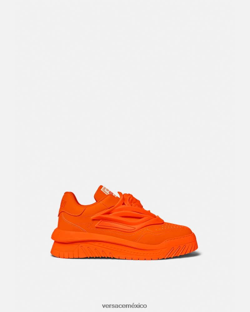 Versace zapatillas odissea naranja zapato hombres 84626J1538